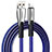 Chargeur Cable Data Synchro Cable D25 pour Apple iPad Mini 4 Bleu Petit