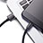 Chargeur Cable Data Synchro Cable L02 pour Apple iPhone 5C Noir Petit