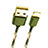 Chargeur Cable Data Synchro Cable L03 pour Apple iPhone SE (2020) Vert Petit