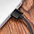 Chargeur Cable Data Synchro Cable L04 pour Apple iPhone 6S Plus Noir Petit