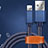 Chargeur Cable Data Synchro Cable L04 pour Apple iPhone SE3 (2022) Bleu Petit