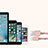 Chargeur Cable Data Synchro Cable L05 pour Apple iPhone 11 Pro Rose Petit