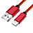 Chargeur Cable Data Synchro Cable L11 pour Apple iPhone 12 Pro Max Rouge Petit