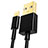 Chargeur Cable Data Synchro Cable L12 pour Apple iPhone 11 Pro Noir Petit