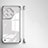Coque Antichocs Rigide Sans Cadre Transparente Crystal Etui Housse pour OnePlus Ace 2 5G Argent