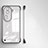 Coque Antichocs Rigide Sans Cadre Transparente Crystal Etui Housse pour Oppo Reno11 Pro 5G Noir Petit
