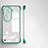 Coque Antichocs Rigide Sans Cadre Transparente Crystal Etui Housse pour Oppo Reno11 Pro 5G Vert Petit