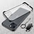 Coque Antichocs Rigide Transparente Crystal Etui Housse avec Support Bague Anneau Aimante Magnetique pour Apple iPhone 13 Mini Noir