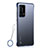 Coque Antichocs Rigide Transparente Crystal Etui Housse C01 pour Huawei P40 Pro+ Plus Bleu