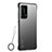 Coque Antichocs Rigide Transparente Crystal Etui Housse C01 pour Huawei P40 Pro+ Plus Noir