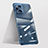 Coque Antichocs Rigide Transparente Crystal Etui Housse H01 pour Oppo Find X3 5G Bleu