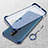Coque Antichocs Rigide Transparente Crystal Etui Housse H02 pour Oppo A11 Bleu