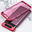 Coque Antichocs Rigide Transparente Crystal Etui Housse H02 pour Samsung Galaxy A80 Rouge