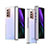 Coque Antichocs Rigide Transparente Crystal Etui Housse H02 pour Samsung Galaxy Z Fold2 5G Clair