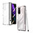 Coque Antichocs Rigide Transparente Crystal Etui Housse H03 pour Samsung Galaxy Z Fold2 5G Petit