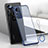 Coque Antichocs Rigide Transparente Crystal Etui Housse H04 pour Xiaomi Mi 12S 5G Bleu