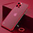 Coque Antichocs Rigide Transparente Crystal Etui Housse H06 pour Apple iPhone 13 Pro Max Rouge