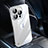 Coque Antichocs Rigide Transparente Crystal Etui Housse QC1 pour Apple iPhone 13 Pro Max Argent