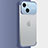 Coque Antichocs Rigide Transparente Crystal Etui Housse QC3 pour Apple iPhone 14 Plus Bleu