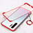 Coque Antichocs Rigide Transparente Crystal Etui Housse S02 pour Huawei P30 Pro Rouge