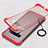 Coque Antichocs Rigide Transparente Crystal Etui Housse S05 pour Samsung Galaxy S10 Plus Rouge