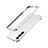 Coque Bumper Luxe Aluminum Metal Etui A01 pour Samsung Galaxy S25 5G Argent