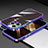 Coque Bumper Luxe Aluminum Metal Etui A02 pour Apple iPhone 14 Pro Max Bleu