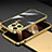 Coque Bumper Luxe Aluminum Metal Etui A02 pour Apple iPhone 15 Pro Or