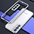 Coque Bumper Luxe Aluminum Metal Etui A02 pour Samsung Galaxy S22 5G Argent