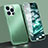 Coque Bumper Luxe Aluminum Metal Etui A05 pour Apple iPhone 13 Pro Vert