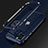 Coque Bumper Luxe Aluminum Metal Etui N01 pour Apple iPhone 12 Pro Bleu