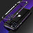 Coque Bumper Luxe Aluminum Metal Etui N01 pour Apple iPhone 12 Pro Violet