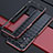 Coque Bumper Luxe Aluminum Metal Etui pour Realme X50 5G Rouge et Noir