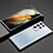 Coque Bumper Luxe Aluminum Metal Etui pour Samsung Galaxy S21 Ultra 5G Noir