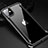 Coque Bumper Luxe Aluminum Metal Etui T01 pour Apple iPhone 11 Noir