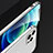 Coque Bumper Luxe Aluminum Metal Etui T01 pour Apple iPhone 12 Pro Petit