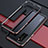 Coque Bumper Luxe Aluminum Metal Etui T01 pour Huawei P40 Rouge