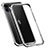 Coque Bumper Luxe Aluminum Metal Etui T02 pour Apple iPhone 12 Mini Argent
