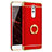 Coque Bumper Luxe Metal et Plastique avec Support Bague Anneau pour Huawei Honor 6X Rouge