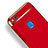 Coque Bumper Luxe Metal et Plastique avec Support Bague Anneau pour Huawei P9 Lite (2017) Rouge Petit