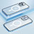 Coque Bumper Luxe Metal et Plastique Etui Housse avec Mag-Safe Magnetic Magnetique Bling-Bling LF1 pour Apple iPhone 16 Pro Max Petit