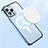 Coque Bumper Luxe Metal et Plastique Etui Housse avec Mag-Safe Magnetic Magnetique LF1 pour Apple iPhone 16 Pro Max Petit
