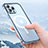 Coque Bumper Luxe Metal et Plastique Etui Housse avec Mag-Safe Magnetic Magnetique LF1 pour Apple iPhone 16 Pro Max Petit