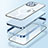 Coque Bumper Luxe Metal et Plastique Etui Housse avec Mag-Safe Magnetic Magnetique LF1 pour Apple iPhone 16 Pro Max Petit