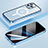 Coque Bumper Luxe Metal et Plastique Etui Housse avec Mag-Safe Magnetic Magnetique LF1 pour Apple iPhone 16 Pro Max Petit