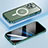 Coque Bumper Luxe Metal et Plastique Etui Housse avec Mag-Safe Magnetic Magnetique LF1 pour Apple iPhone 16 Pro Max Petit