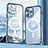 Coque Bumper Luxe Metal et Plastique Etui Housse avec Mag-Safe Magnetic Magnetique LF1 pour Apple iPhone 16 Pro Max Petit