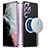 Coque Bumper Luxe Metal et Plastique Etui Housse avec Mag-Safe Magnetic Magnetique LK2 pour Samsung Galaxy S22 Ultra 5G Petit