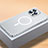 Coque Bumper Luxe Metal et Plastique Etui Housse avec Mag-Safe Magnetic Magnetique QC2 pour Apple iPhone 14 Pro Argent