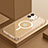 Coque Bumper Luxe Metal et Plastique Etui Housse avec Mag-Safe Magnetic Magnetique QC3 pour Apple iPhone 12 Petit